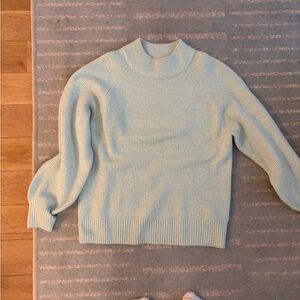 Sea Green Mock Neck Sweater